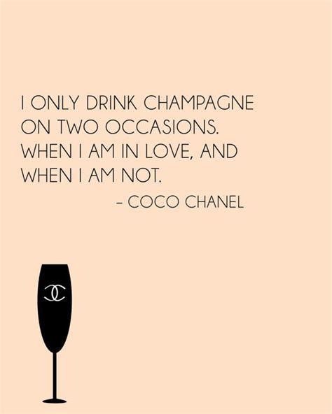 coco chanel champagne quotes.